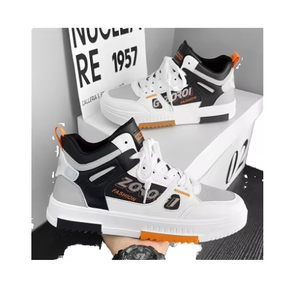 Zapatillas de Skate Casuales Blancas de Caña Alta de Moda 2026, Nuevas de Primavera, Cómodas, Deportivas, para Hombre, con Forro de Malla, Estilo Casual Medio - Product Image 6