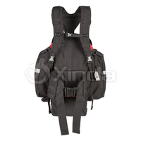 OEM sac à dos professionnel en nylon pour feux de forêt avec bandes réfléchissantes sac d'équipement pour pompiers