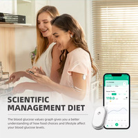 Système de surveillance continue du glucose dynamique à base de silicone GS1 avec capteur intégré pour usage médical à domicile