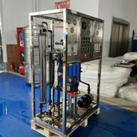 Système d'eau ultrapure EDI haute pureté 18,2 MΩ.cm, installation RO+EDI à double passage 250 LPH pour usage en laboratoire