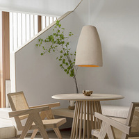 Lampe suspendue moderne en céramique blanche E27 avec lumière blanc chaud et angle de faisceau de 360° pour la décoration de la maison et des restaurants