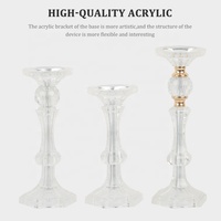 Haute qualité moderne Transparent fête mariage décoration Table pièce maîtresse acrylique fleur Vase à la main usine directe Zhuoyun