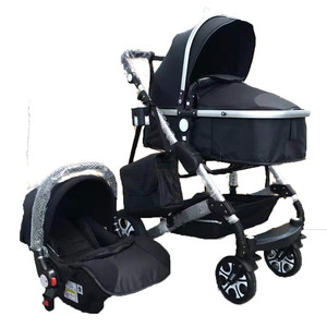<strong>3in1</strong> Baby Strollers Luxury Baby Stroller <strong>Pram</strong> 3 in 1 Travel System Baby Stroller - Product Image 2