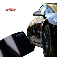 Vinilo Premium para Rotulación de Vehículos, Color Rojo Turmalina, Super Brillante, Cambio de Color, Protección UV/Infrarrojos, Grosor de 7mil, PET