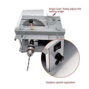 Herramientas Eléctricas de Fábrica al por Mayor, Cortadoras Eléctricas, Mini Sierra de Mesa Eléctrica Portátil para Cortar y Pulir, Multifuncional - Product Image 5