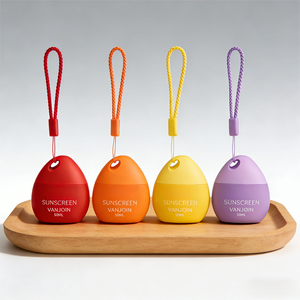 Botella de plástico para protector solar con gancho para colgar, contenedor multiusos a prueba de fugas para muestras de loción de protección solar, <span class=keywords><strong>crema</strong></span> de manos, pequeña capacidad, 50ml - Product Image 4