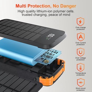 Fabricant de batteries externes solaires pliables OEM, portables, avec charge rapide USB C, pour l'extérieur - Product Image 4