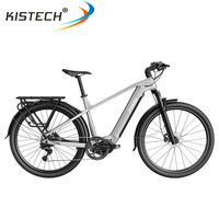 Vélo de ville électrique Fiido Nomads Pro Touring avec pneus de 29 pouces, moteur central 250W, batterie 36V 11.6AH, fourche à suspension pneumatique, capteur de couple
