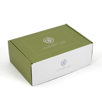 Caja de Cartón Corrugado con Logotipo Personalizado, Caja de Embalaje Plegable para Envío Aéreo, para Comercio Electrónico, Regalos y Suscripciones