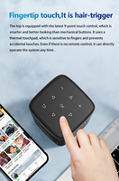 Nouveau projecteur LED DLP portable Mini Home Cinéma tactile Android 9 210 ANSI 3D avec batterie 8000 mAh et WiFi 5G pour extérieur C900