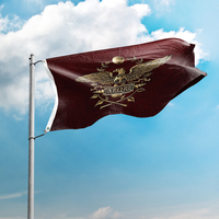 Empire de la Rome Antique SPQR 3x5FT Drapeaux du Royaume Romain Drapeau National en Polyester Personnalisé Bannière Imprimée pour Festival Sports Event Decor