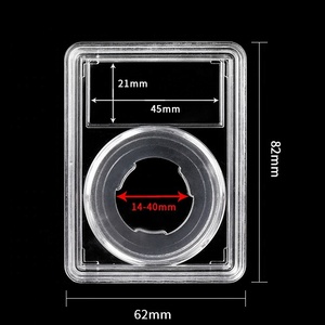 Exhibidor de <span class=keywords><strong>Monedas</strong></span> de Acrílico Transparente <span class=keywords><strong>para</strong></span> Cápsulas y Slabs de <span class=keywords><strong>Monedas</strong></span> de Colección - Product Image 4