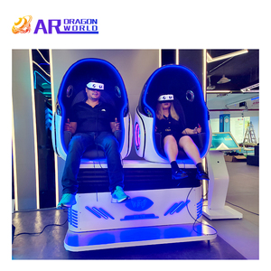 Nuova Tecnologia Cinema VR 9D Indoor in Metallo Simulatore per Parchi Divertimento per Centri Commerciali con Poltrona VR Dinamica a Forma di Uovo - Product Image 5