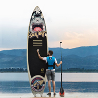 Nouvelle Planche de Stand Up Paddle Gonflable 2026 – Design Premium avec Accessoires, Pont Antidérapant en EVA et Anneaux en D – Idéale pour Tous les Niveaux (Pêche, Surf)