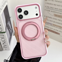 Protection de béquille pour iPhone 18, coque magnétique ondulée, protection mate pour coque avec anneau de maintien pour iPhone 18, coque pour iPhone 18 Pro Max (MOQ 500).
