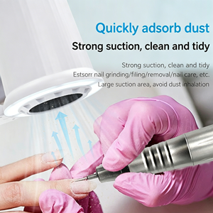 <span class=keywords><strong>Aspirateur</strong></span> à <span class=keywords><strong>ongles</strong></span> 220V à forte aspiration avec collecteur de poussière puissant, éclairage et universel <span class=keywords><strong>pour</strong></span> salons de manucure - Product Image 6