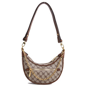 Bolso de Mano Cruzado de Lujo para Mujer, con Solapa en Forma de Guisante, Cierre de Cremallera, Duradero, Portátil, de Poliéster, Multiusos - Product Image 1