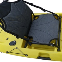 Siège pliant pour sièges de kayak de pêche en bateau avec chaise de canoë à cadre en aluminium