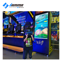 Jeu d'arcade à jetons de machine de jeu de tir de simulateur de 9D VR avec la cabine de réalité virtuelle des casques 9D de VR pour gagner de l'argent