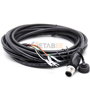Câble d'assemblage de type Y à 12 pôles M12 de type A mâle vers bornier, cordon séparateur pour le routage des signaux - Product Image 3