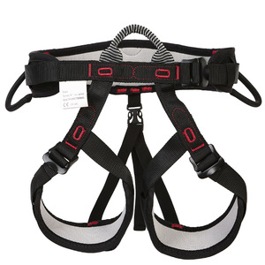 Arnés de escalada de medio cuerpo Xinda, cinturón de seguridad ajustable de poliéster para escalada en roca, montañismo y trabajos en altura. - Product Image 5
