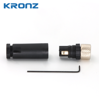 KRONZ Promotion Exceptionnelle Connecteur Circulaire M8 à 3/4/5 Broches Code A/B, Étanche IP67, Haute Qualité, Mâle/Femelle, Prise Industrielle à Visser