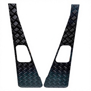 Rinforzo Parafango Anteriore - Coppia - 3mm - Nero - AG PARTS ADATTO per LAND ROVER - Modello AG1108 - Product Image 1