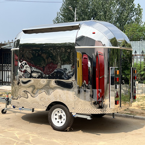 รถเข็นขายอาหารสแตนเลสขนาดเล็กทำความสะอาดง่ายสำหรับขายริมถนน - Product Image 1