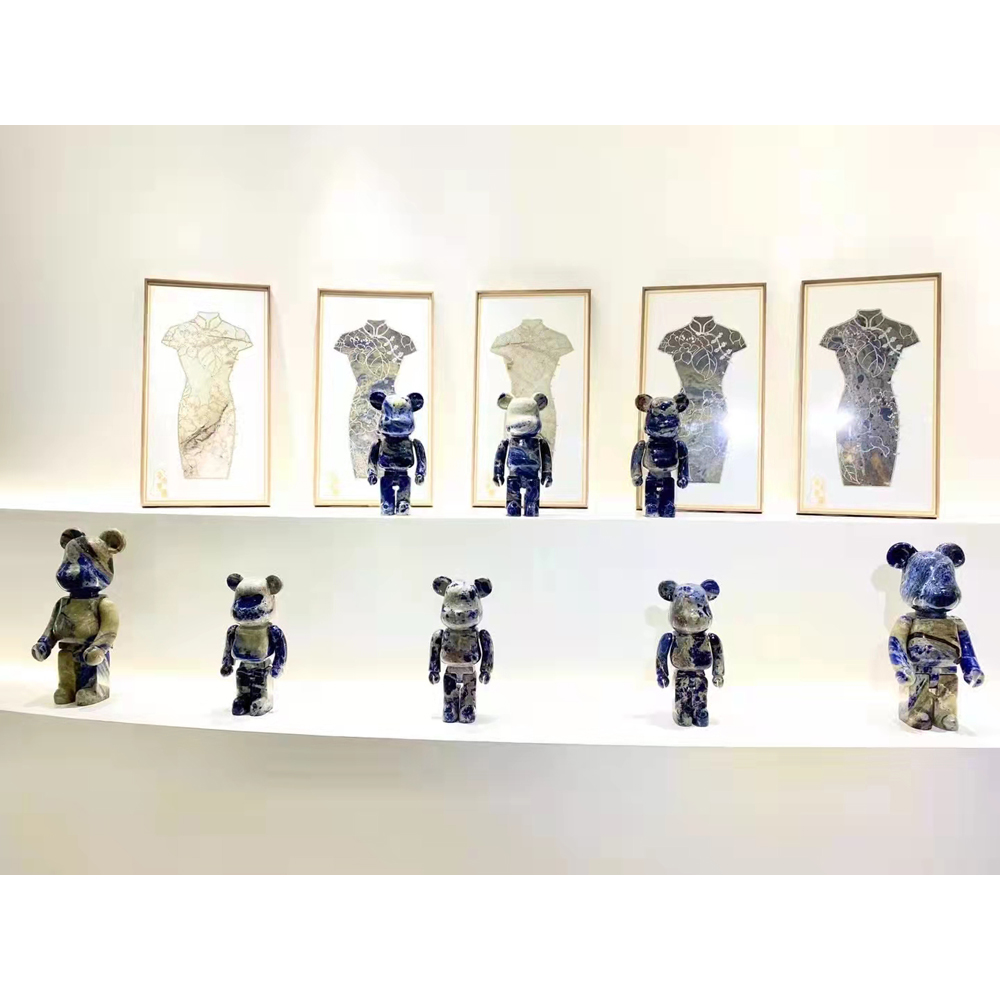 Мраморные статуи под заказ, мраморный медведь, искусство, ремесло, украшения для дома