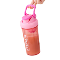 Bouteille shaker à protéines grande capacité 400 ml, durable, légère, sans BPA, en matériau PC, pour les sports de plein air et la remise en forme, poudre de protéines