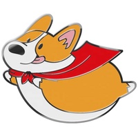 Desain Anime Kustom Membuat Pin Enamel Hitam Pin Anjing Lucu Produsen Pin Keras Enamel