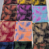 Tissu 100% rayonne filée imprimé par décoloration, impression réactive par décoloration pour robe d'été pour femme, tissu viscose pour femme