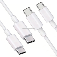 Cable de Carga Rápida USB C a USB C PD de 65W de Fábrica, Cable Tipo C de 3A y 1 Metro, Cable de Sincronización de Datos TPE de 480Mbps, Personalización de Logotipo al por Mayor OEM
