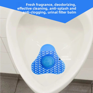 Blocco Deodorante Triangolare per WC e Orinatoi, Pastiglie Profumate Anti-Schizzi con Schermo TRI-ENZYME - Product Image 3