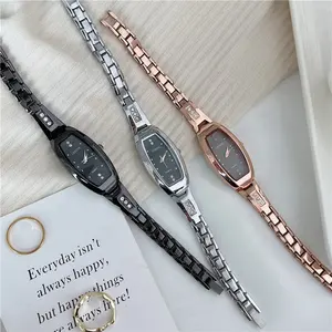 도매 패션 숙녀 손목 시계 세련된 손목 시계 금속 스트랩 클래식 석영 여성 시계