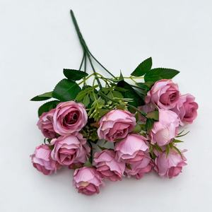 <span class=keywords><strong>Fleur</strong></span> artificielle multi-têtes en forme de rose, <span class=keywords><strong>Fleur</strong></span> artificielle rose nacrée, <span class=keywords><strong>Fleur</strong></span> artificielle <span class=keywords><strong>immortelle</strong></span> de style nordique romantique - Product Image 6