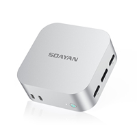 Mini PC Listo para Enviar, Intel N100, 12GB LPDDR5, 256GB SATA SSD, WiFi 6, Pantalla 4K, Windows 11 Pro/Linux