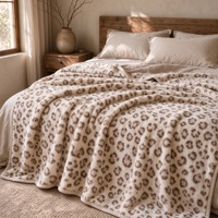 Couverture d'hiver douce en flanelle et peluche, 80*120cm, portable, motif personnalisé, prix de gros