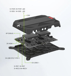 Module IA LCFC AGX Orin 32G, Serveur 64G à double refroidissement liquide, 550 TOPS, Système industriel embarqué, Modèle R600 R600 Comput - Product Image 3