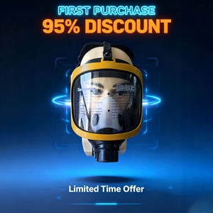 Masker <span class=keywords><strong>Gas</strong></span> Full Face <span class=keywords><strong>MF14</strong></span> dengan Bingkai Kuning Kustom Pabrik untuk Perlindungan Kimia, Cat, dan Biokimia dari H2S/CO - Product Image 5