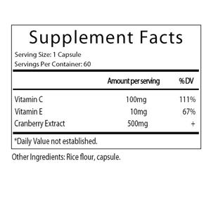 Cápsulas de Arándano Rojo con Vitaminas C y E para Adultos, Suplementos Herbales, Venta Caliente OEM/ODM - Product Image 2