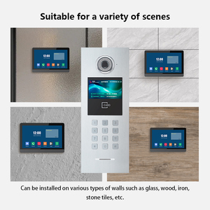 10-inch lớn Màn hình LCD video Doorbell <span class=keywords><strong>intercom</strong></span> với tầm nhìn ban đêm kim loại không thấm nước nhà ở TCP Mưa Che-cho sử dụng ngoài trời - Product Image 5