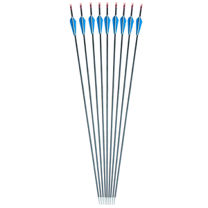 Mũi tên sợi thủy tinh 7mm, 30 inch, đầu cố định, cung recurve truyền thống, dùng cho săn bắn ngoài trời và luyện tập - Product Image 1