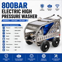 Nettoyeur haute pression électrique 800 bars 11600 PSI SS201 40 CV 380 V pour préparation du béton