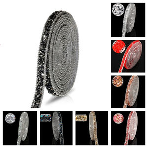 Pita berlian buatan Resin berperekat gulungan pita kristal berlian untuk dekorasi sepatu pakaian - Product Image 4
