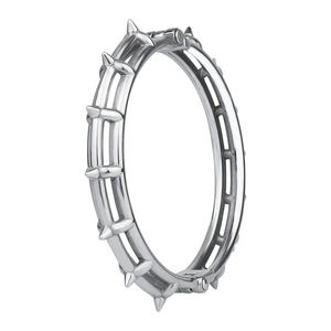 Collier BDSM en acier inoxydable FX-XQ9013 avec mécanisme de verrouillage un jouet sensuel adapté aux amateurs de jeux de rôle et de BDSM - Product Image 5