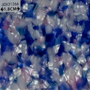 Lámina de acetato de celulosa, jade artificial, azul, 2,5 MM, para horquilla, peine, gafas