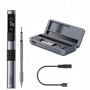 หัวแร้งบัดกรีแบบด้ามจับ FNIRSI HS-02A 100W พร้อมชุดเครื่องมือสำหรับใส่หัวน็อตแบบร้อน M2-M8 หัวน็อตเกลียวในแบบฝัง หัวแร้ง C245 - Product Image 1
