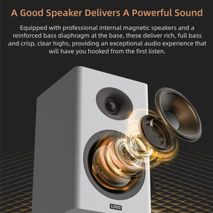 Sistema <span class=keywords><strong>de</strong></span> Altavoces <span class=keywords><strong>de</strong></span> Computadora con Subwoofer <span class=keywords><strong>de</strong></span> 80W y 4', <span class=keywords><strong>de</strong></span> Madera, 2.0, Activos, con Cable e Inalámbricos BT5.3, para Cine en Casa, <span class=keywords><strong>Estudio</strong></span>, Monitor, Teléfono - Product Image 6