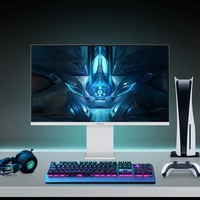 34Inch Desktop Monitor Alle Aluminium Laag Blauw Licht 5K Resolutie 60Hz Ips Panel Oled Ingebouwde Speaker Gaming Monitor